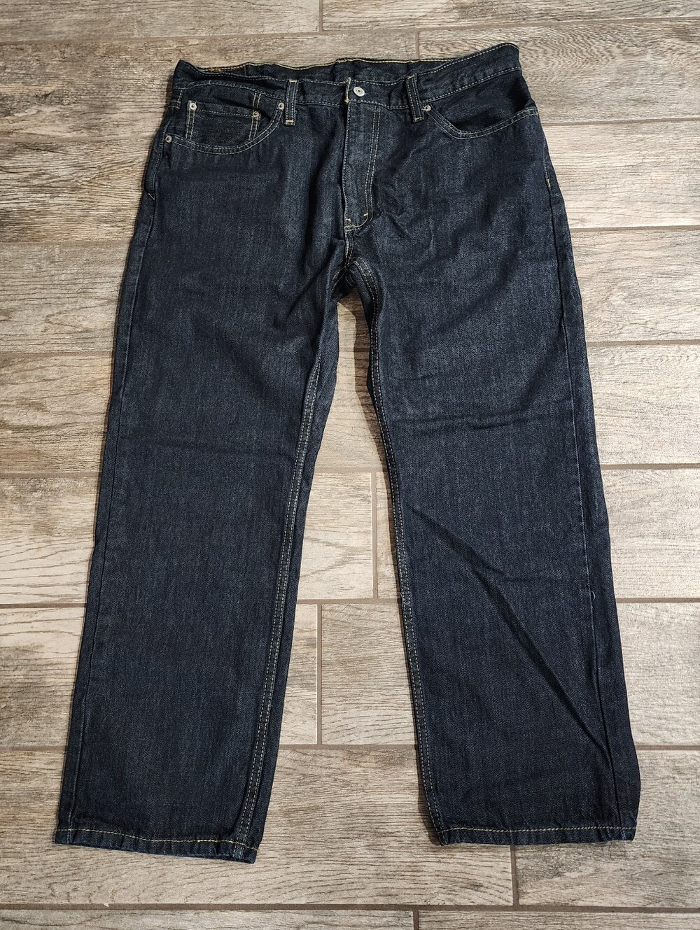 Levi's 559 Dark Wash Relaxed Straight Leg Jeans 38x30